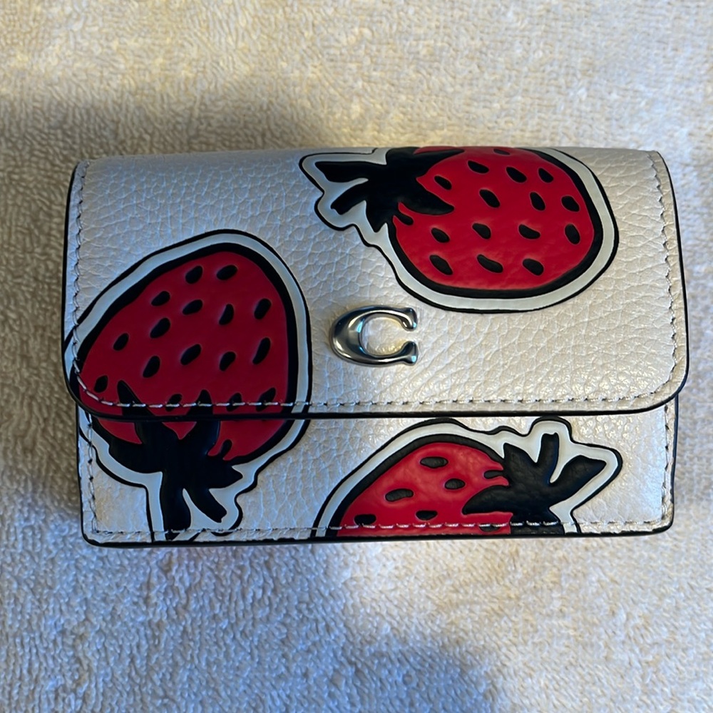Coach strawberry wallet
